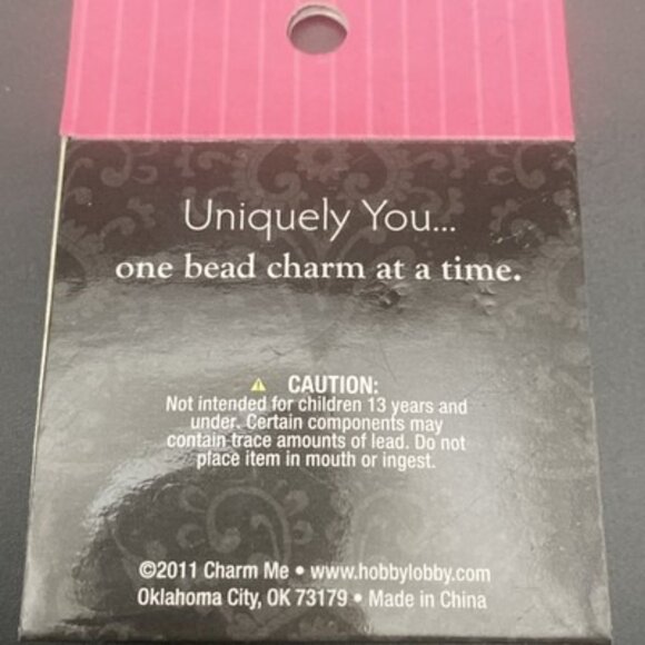 5x Rhinestone European Charm Bead A Bead Story By Charm Me NOS Red Purple Silver - Picture 3 of 7